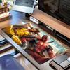 Large Multi-Size Non-Slip Rubber Base Deadpool, Wolverine, Friendship Mouse Pad, Stitched Edges Keyboard Desk Mat for School, Office, Home,