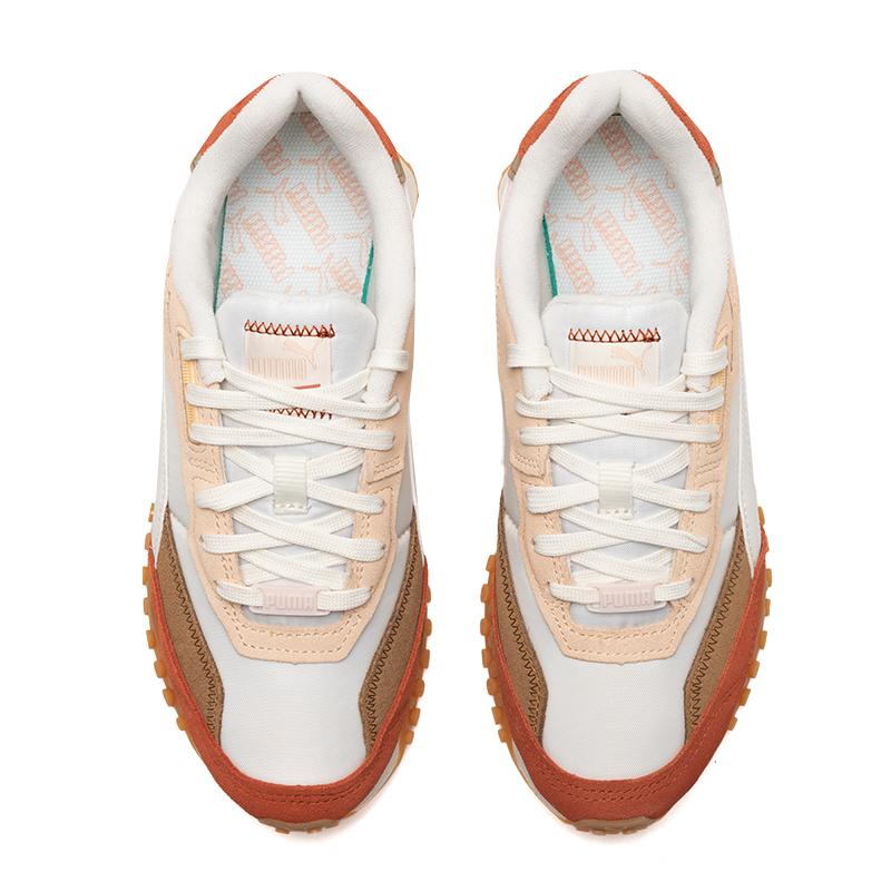 Puma Comfortable Versatile Durable Low-Top Casual Shoes Unisex Sneakers White Red 392725-08