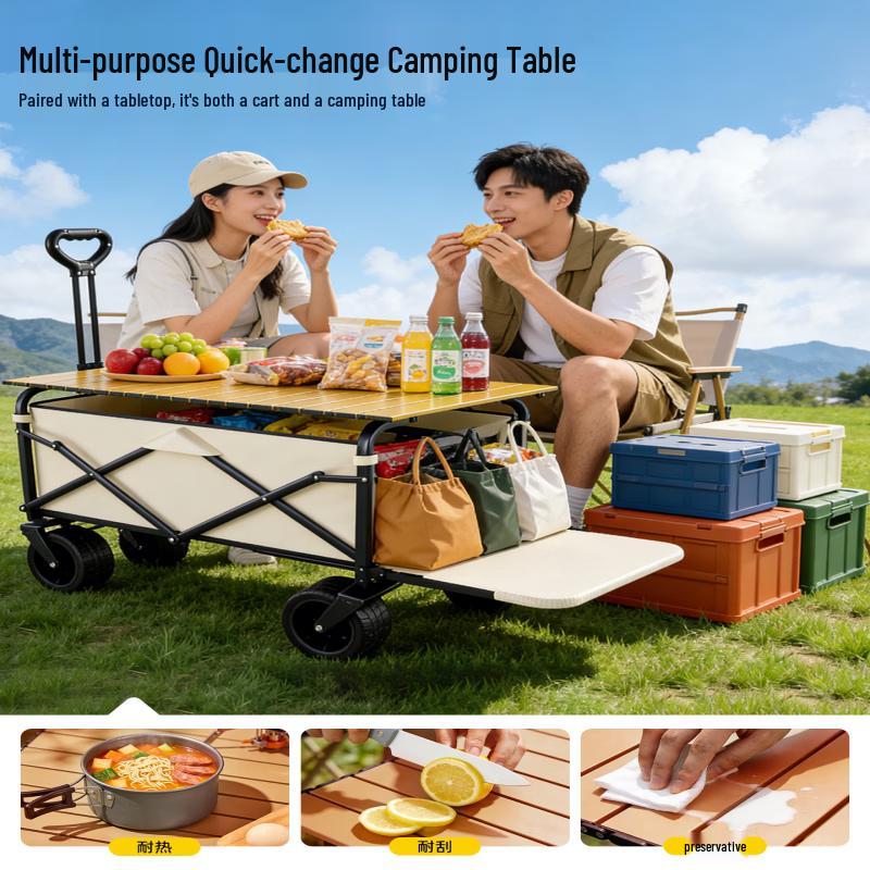 Heavy-Duty Folding Outdoor Utility Wagon