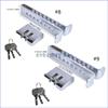 124B Brake Pedal Security Lock Tool Pedal Lock 8 Hole / 9 Hole Car Safety Lock Car Brake Clutch Pedal Lock Auto Accessory