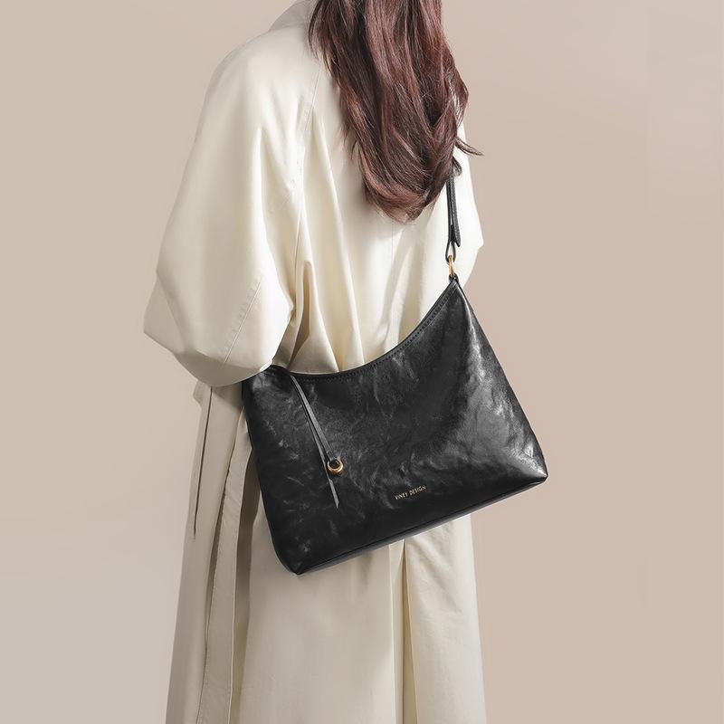 Tote women's bag summer leather shoulder bag large capacity versatile underarm bag