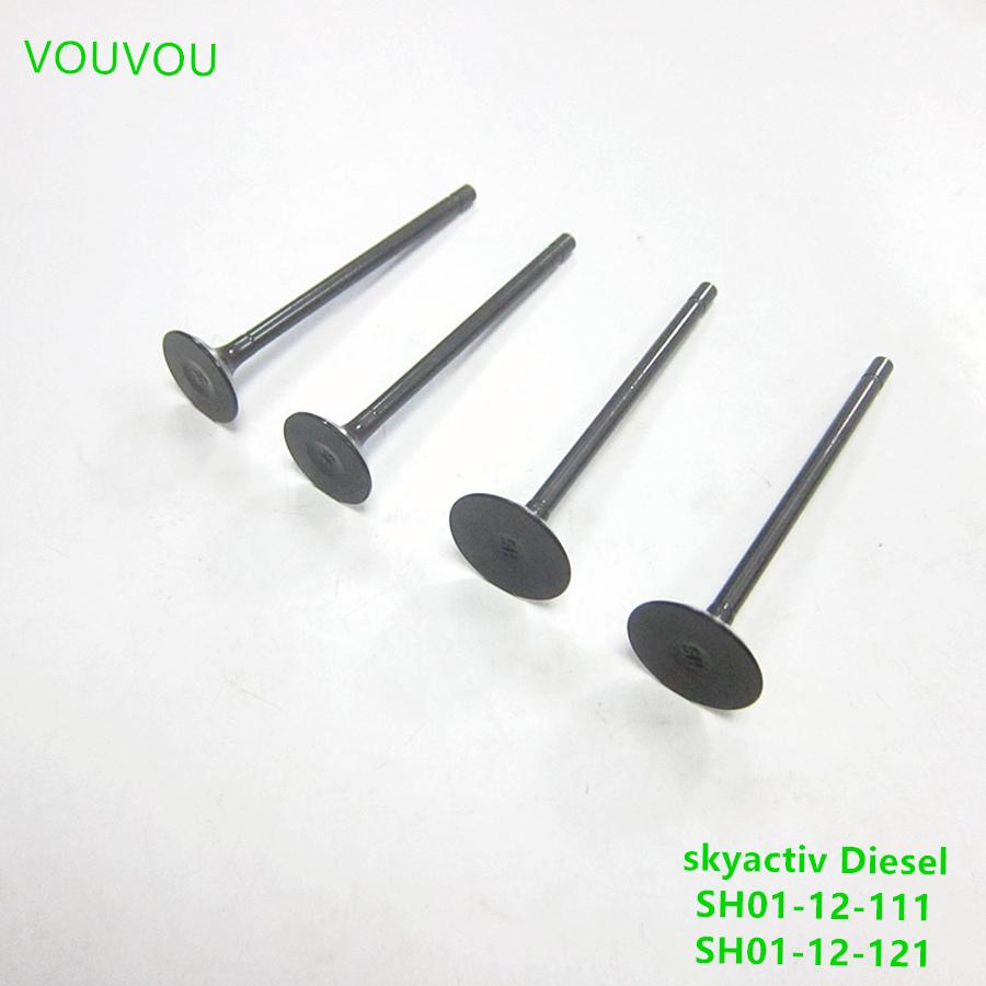 Car accessories SH01-12-111 SKYACTIV diesel engine cylinder inlet exhaust valve for Mazda 3 BM BN Mazda 6 GJ GL CX-5 KE KF