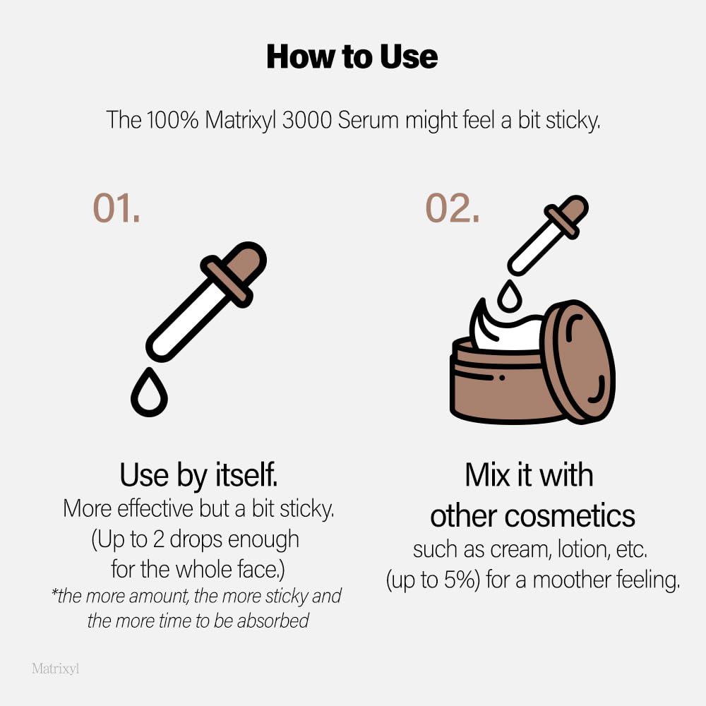 MATRIXYL 3000 enhances hyaluronic acid, anti-aging and facial hydration, deep wrinkle repair and neck skin tightening