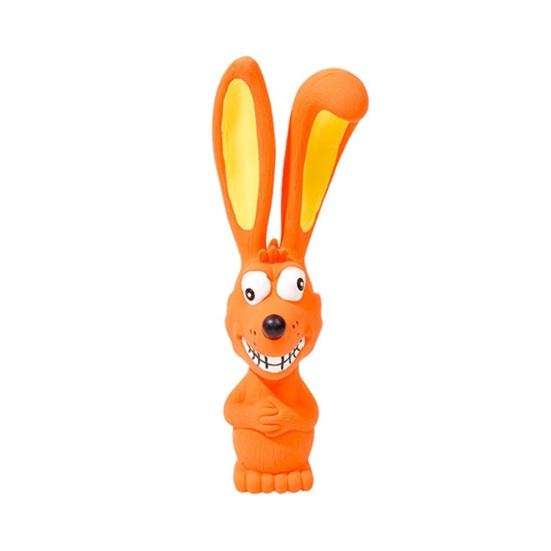 Собачья резиновая жевательная игрушка, милая форма животного, игрушка для прорезывания зубов щенка, пищащий жевательный мяч для собаки с текстурированной поверхностью для здоровья зубов, интерактивная тренировка, тревога