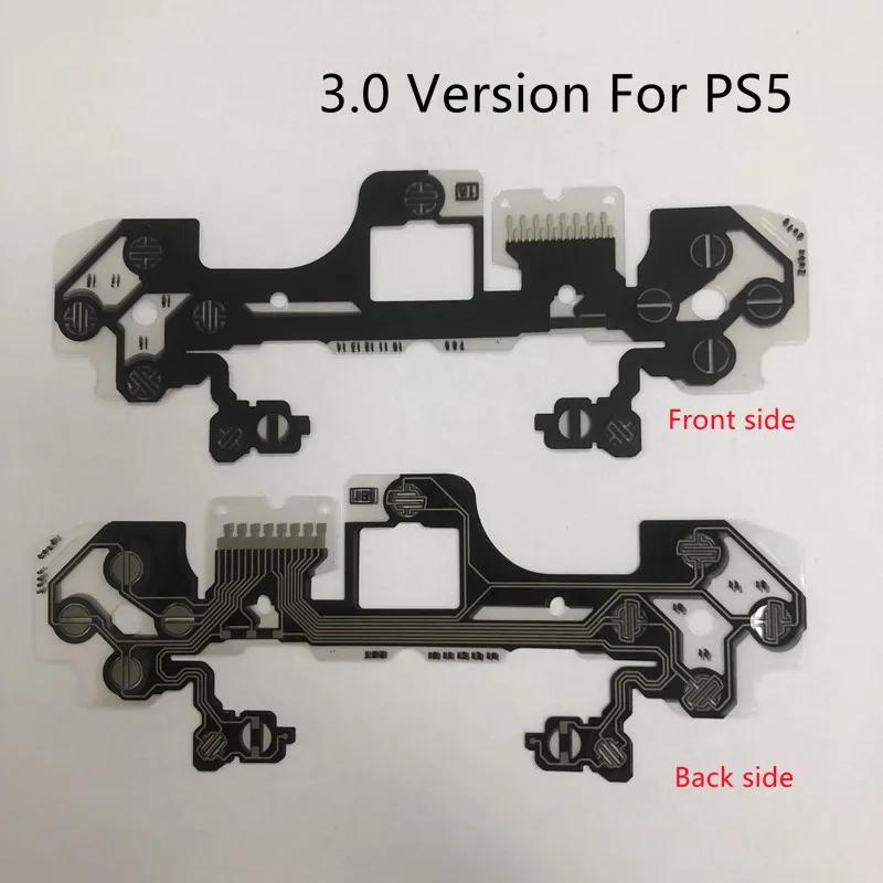 100pcs/lot Original New for PS5 Game Pad Controller Analog Joystick Button Conductive Film Flex Cable Ribbon V1.0 / V2.0 / V3.0