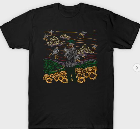 Tyler the Creator IGOR Короткий рукав Мужская Унисекс S-3XL Черная Фан-арт Унисекс Футболка