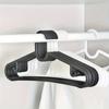 Pack of 10 Heavy Duty Plastic Clothes Hangers - Non-slip, Space-saving, Multi-purpose Hangers for Home, Hotel, Dormitory