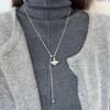 Женское ожерелье с подвеской-кисточкой Saturn Pearl 2024 года – регулируемая высококачественная цепочка для свитера на осень/зиму