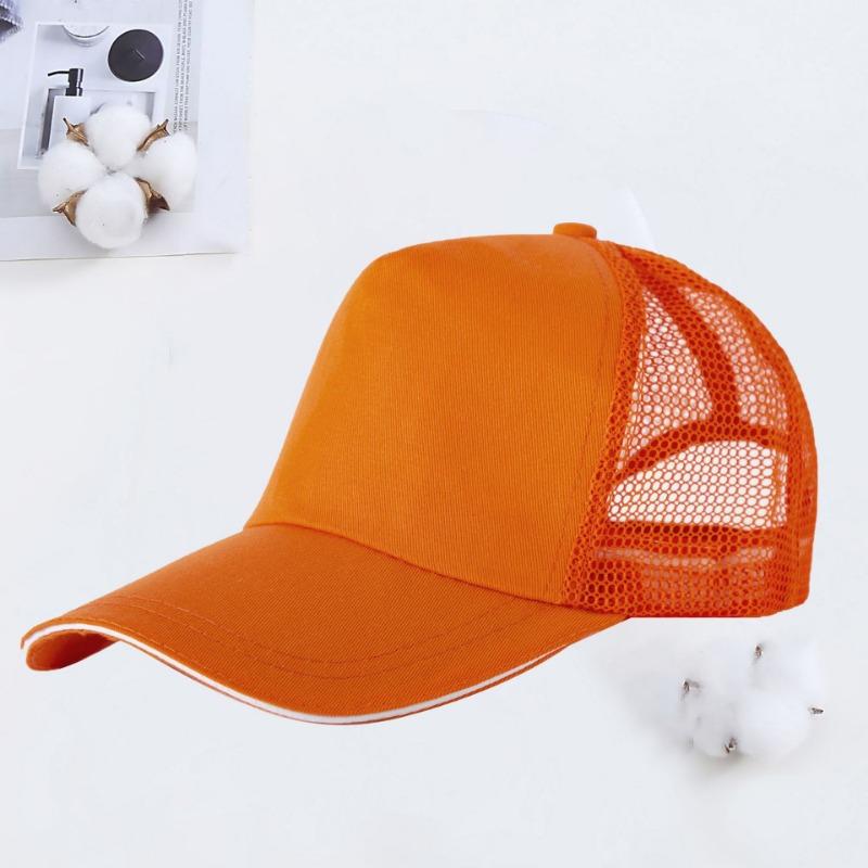 Volunteer Summer Breathable Baseball Mesh Cap Printing Travel Sun Hat Small Batch