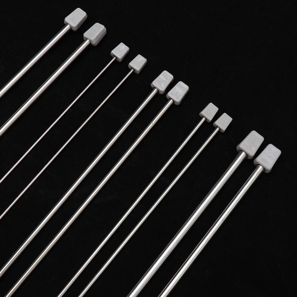 Аксессуары Сделай сам Вязание свитера Вязальные инструменты Крючки для вязания Крючки для вязания из металла Прямые вязальные спицы