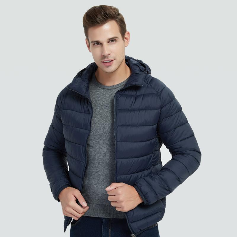 Cotton Men's Winter Jacket 2025 New Fashionable Cotton Jacket Men's Light Short Section Hooded Cotton Jacket Comfortable Unique Personalized Clothes