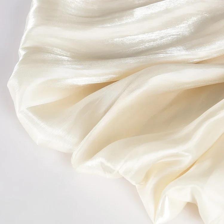 100x150 см Фантомный градиент цвета Стеклянный шелковый атласный тканевый сорочка сценическое платье кристально яркое лицо блестящая ткань DIY кукольный декор