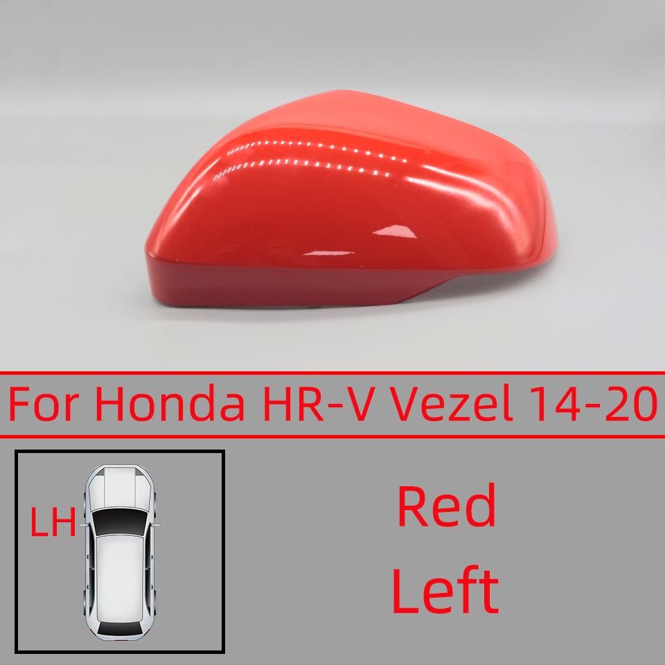 Автоаксессуары Для Honda HR-V Vezel 2014- RU Накладка на зеркало заднего вида Колпачок Крышка Корпус Колпачок Покрашенный Белый Серебристый Красный