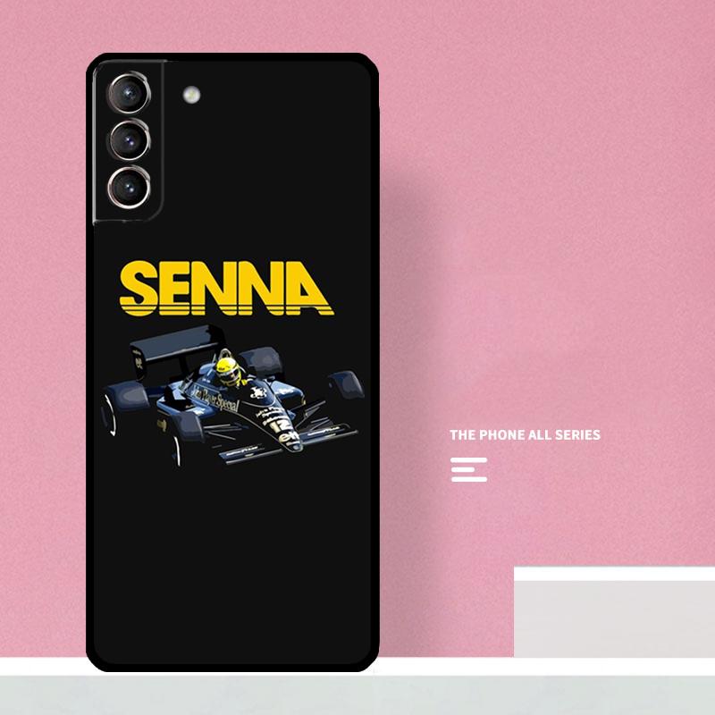 Racing Ayrton Senna Case For Samsung Galaxy S22 S23 Ultra S20 S21 FE Note 10 Plus S8 S9 S10 Note20 Ultra Cover