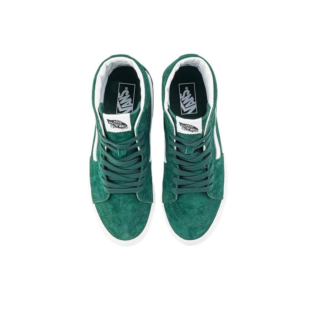 Vans Sk8-Hi Мужские Зеленый Замшевый Утепленный Воротник Боковая Полоска VN000BW7EME