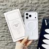 For Magsafe Magnetic Wireless Charging Case For iPhone 17 Air 16 15 14 13 12 11 Pro Max Plus Mini 16e Clear Back Cover