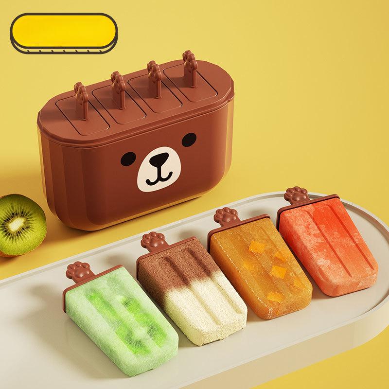 Children's Ice Cream Molds Household Ice Cream Molds Ice Cube Trays Ice Lollies and Popsicle Molds