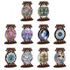 Wooden Desktop 5D DIY Diamond Painting Art Candle Holder Diamond Painting Desktop Tea Light Candle Holder Unique Artistic Gift