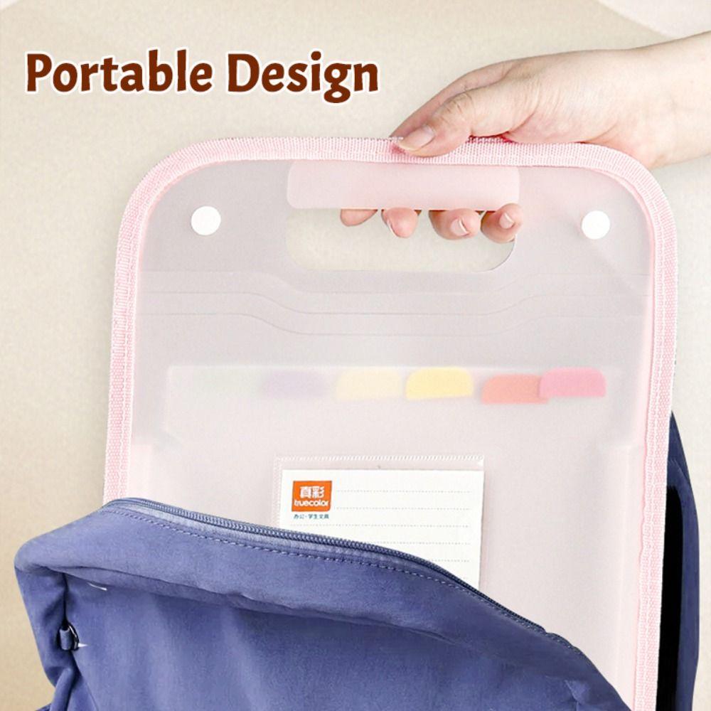 ПП Папка для файлов формата А4 Высокоемкий пакет для документов Мультяшная сумка-архив Подарок