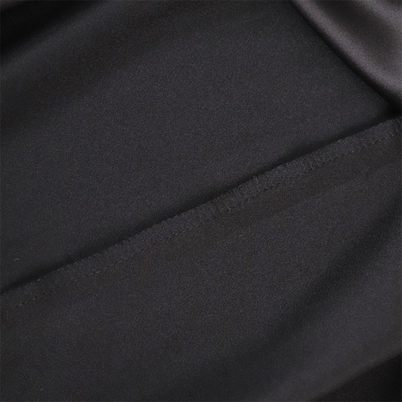 Длинная атласная юбка с высокой талией, женская летняя узкая модная элегантная юбка, женская повседневная лоскутная белая темпераментная уличная одежда для женщин 2024