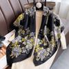 Design Twill Silk Square Scarf Women Luxury Brand Hijab Scarves Headband Foulard Ladies Shawl Wrap Echarpe Foulard Bandana