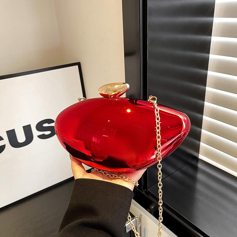 Персонализированная акриловая сумка манго женская 2025 новая европейская и американская модная нишевая сумка через плечо конфетного цвета сумка-мессенджер вечерняя сумка