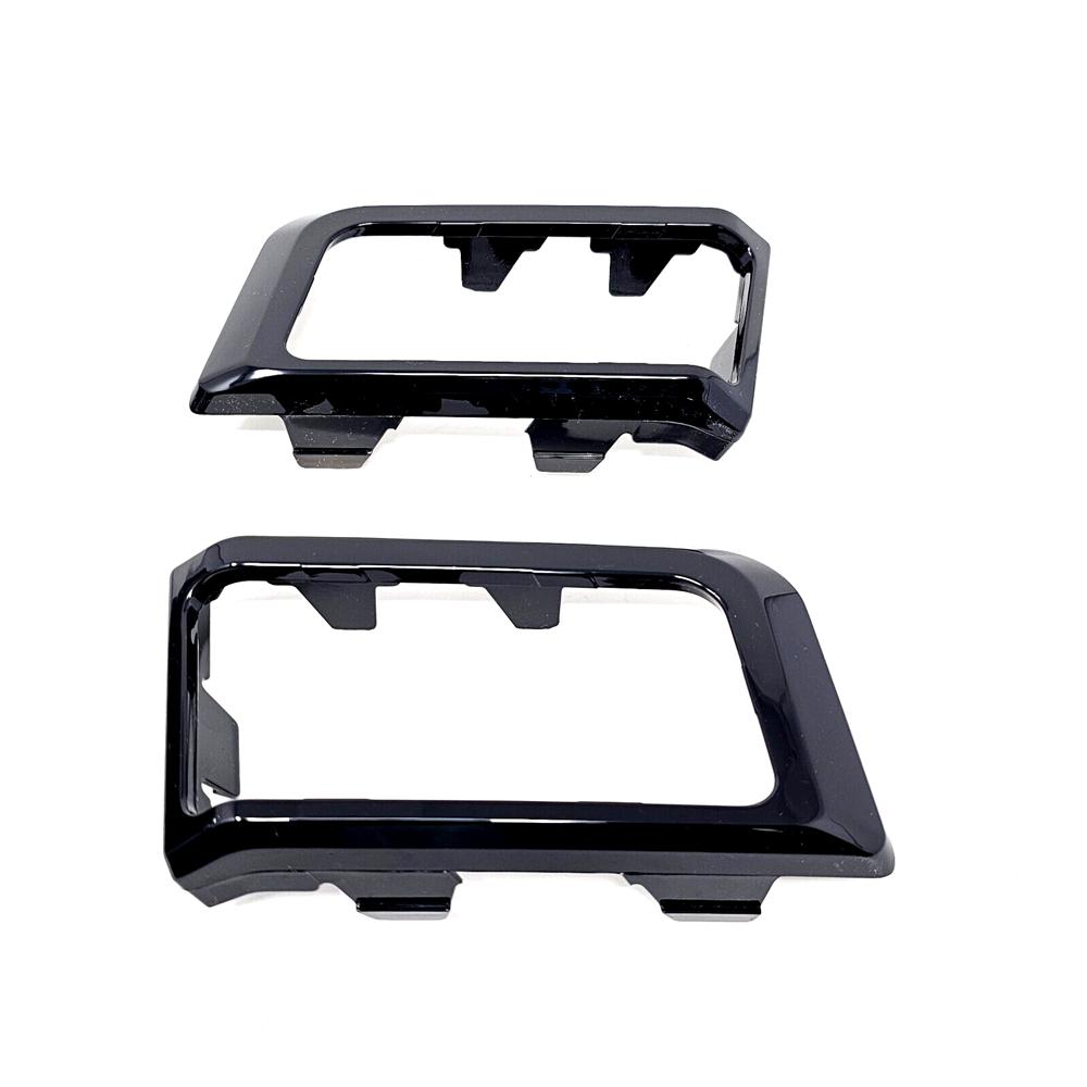 LED Fog Lights Set with Trim Bezels & Wire Harness For GMC Sierra 1500 2022-2024