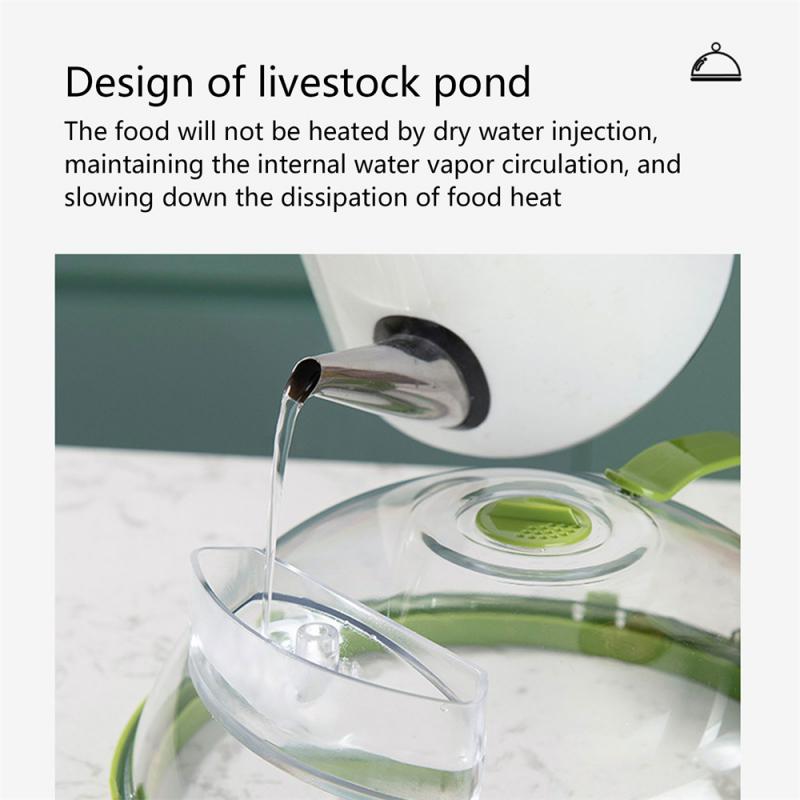 Крышка для микроволновой печи для еды, прозрачная крышка от брызг для микроволновой печи с пароваркой и ручкой, крышки для 10-дюймовых тарелок, кухонные гаджеты