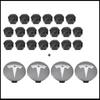 4 шт. 25 шт. 56 мм для Tesla Model 3 Y S/X Новая Model Y Juniper Декоративные колпачки центральной ступицы колеса автомобиля Значок Защитная крышка гайки колеса