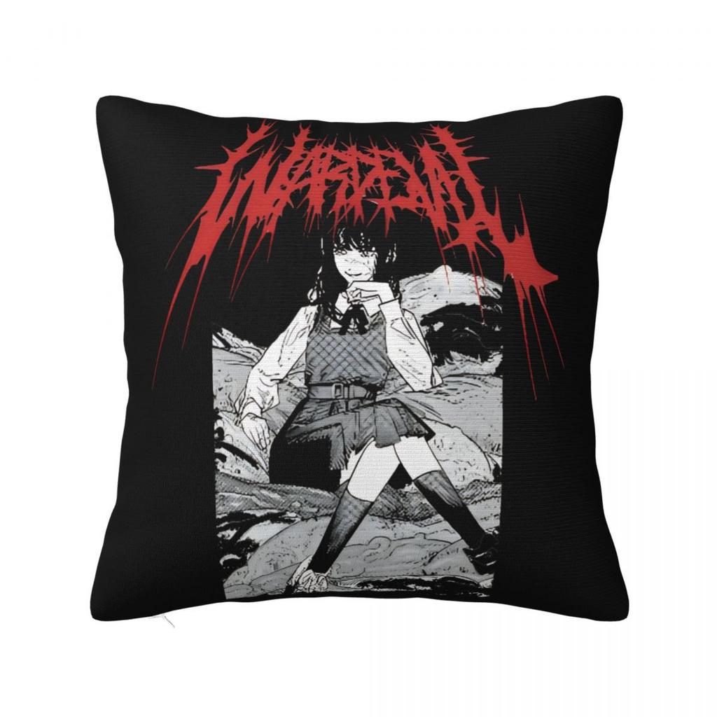 Yoru Chainsaw Man War Devil Pillow Covers Car Asa Mitaka Cushion Cover Cool Home Decoration Pillow Cover 40*40