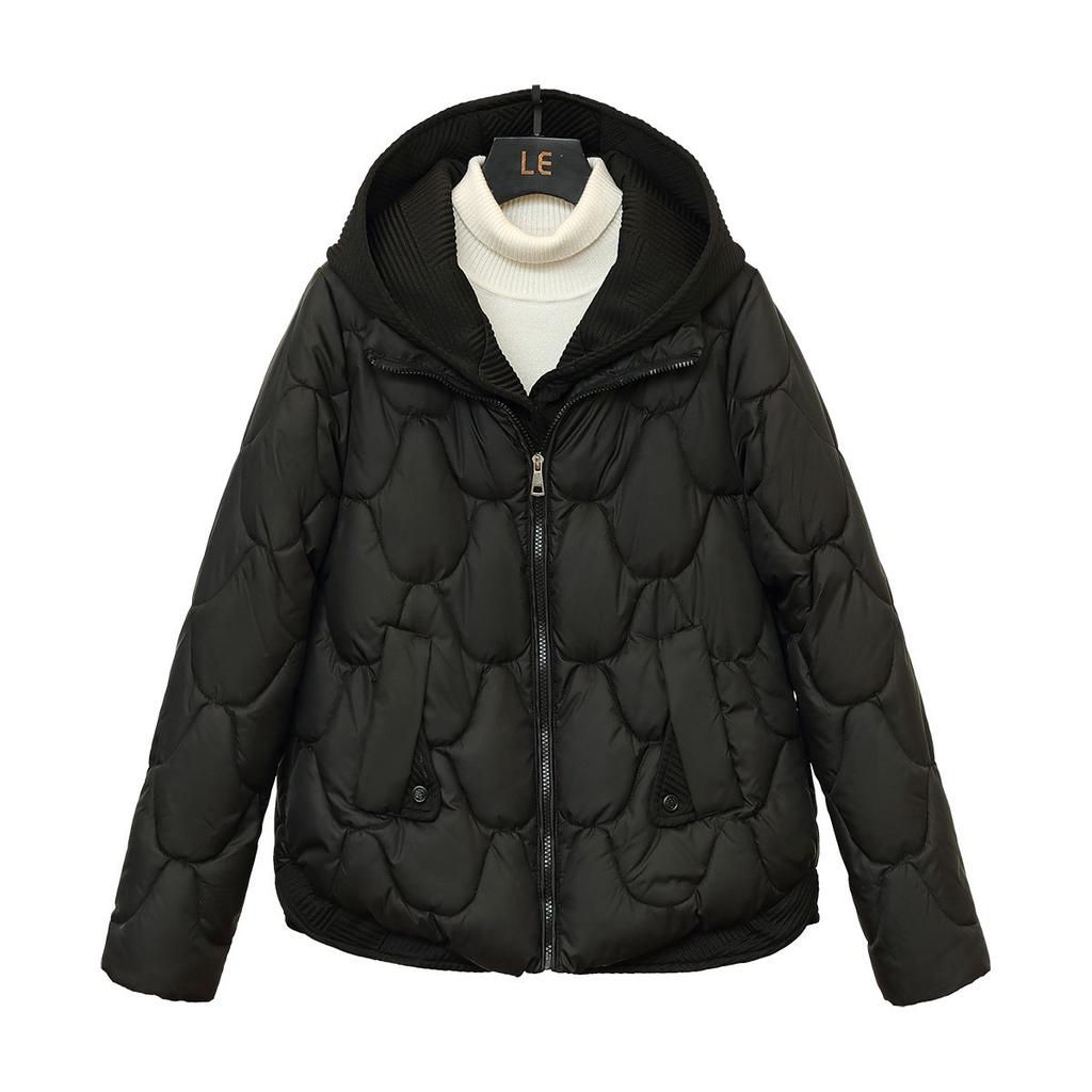 Winter Hooded Jacket Women Short Warm Loose Korean Style Clothes with Cotton Padded Jackets