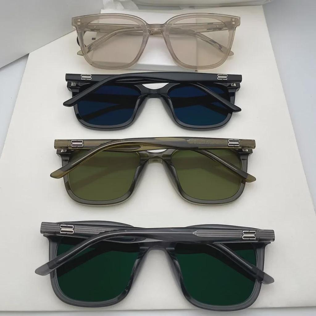 Женские солнцезащитные очки GM Classic Large Square Frame 2024 года — стройнящие, простые, универсальные, высококачественная защита от солнца