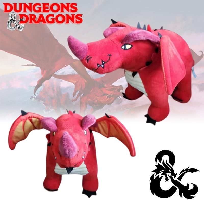 Плюшевая игрушка Красный Дракон из Dungeons & Dragons Идеальный подарок для фанатов!