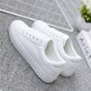 Fashion Women's Vulcanize Shoes 2024 New In Casual Classic Solid Color PU Leather Shoes Woman Casual White Shoes Sneakers