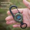 Telescopic Keychain Lanyard: Anti-Lost Fishing Gear with Easy Pull Buckle