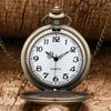 Quartz Pendant Vintage Pocket Watch Roman Scale Display Retro Hanging Watch  Men's Gift