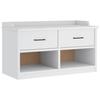 VidaXL Banc de couloir SANDNES blanc 87x40x50 cm bois de pin massif, banc, banc d'entrée, banc à chaussures, banc de 4010462