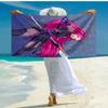1pc KPop Demon Hunters MIRA2 Beach Towel, Comfortable and Thick, and Swimming/Bath/Picnic/Camping Towel, Suitable for Seaside Beaches