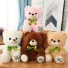 Cute Posture Sitting Teddy Bear Plush Toy Butterfly Festival Ribbon Child Gift