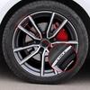 JKGN2 4Pcs Aluminum Car Styling Wheel Hub Badge Tire Rim Stickers For BMW M Emblem E46 E36 E34 F10 E90 F30 E60 F30 E53 E30 E92 E87