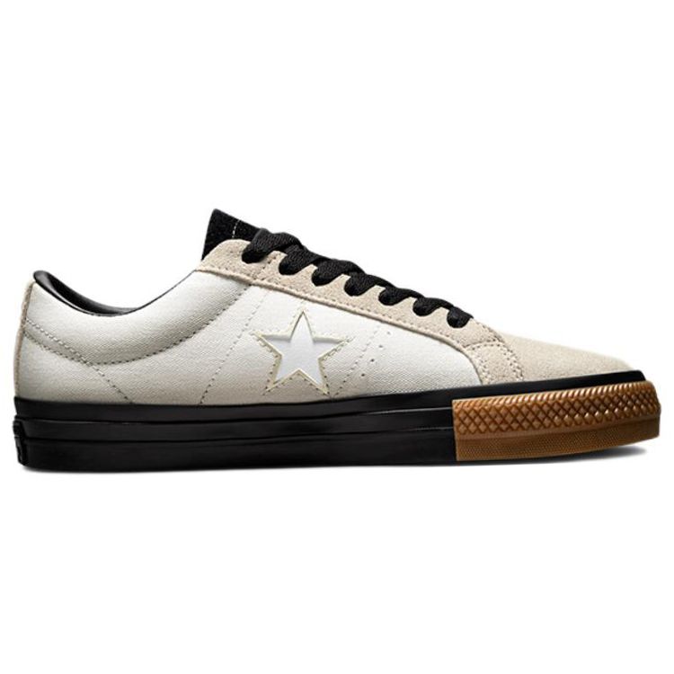 Carhartt WIP x Converse One Star Pro Cons Низкие Белые Черные Унисекс Кроссовки Резина-Мед 172551C