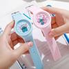 Cute Cartoon Silicone Watch - Candy Colors, Round Face - Perfect for Middle Schoolers