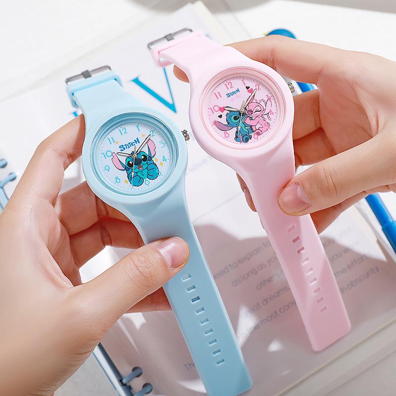 Cute Cartoon Silicone Watch - Candy Colors, Round Face - Perfect for Middle Schoolers