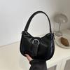 Belt Decoration Simple Handbag Women's 2025 New Trend Versatile Single Shoulder Messenger Bag Dumpling Bag