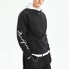 Li Ning Badfive Basketball Series Sports Casual Crewneck Sweatshirt Men Sweatshirt Standard-Black AWDQ751-4