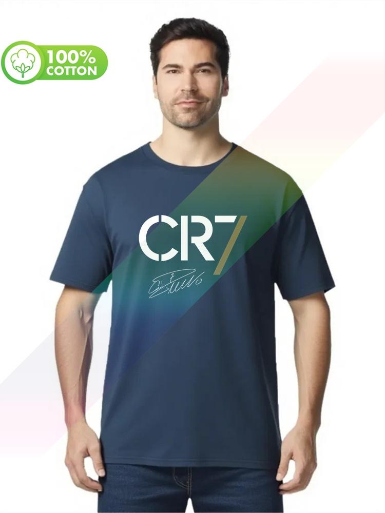 100 cotton round neck heavy weight Unisexs Tshirt CR7 SHIRT Cristiano Ronaldo Portugal Cool Casual pride S3XL Tops Tees