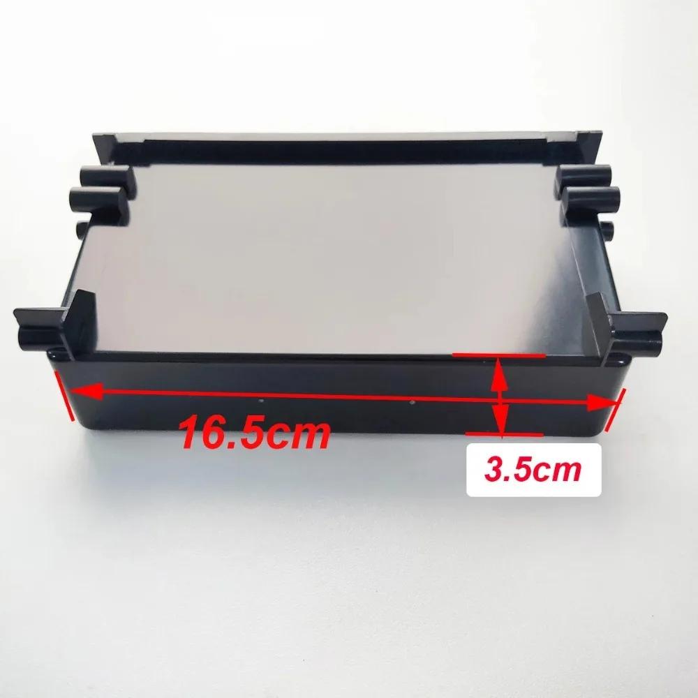 Single‑Din Dashboard Storage Box 1 Din Car Radio CD Dash Trim Pocket Frame Organizer for Toyota Car Interior Accessories