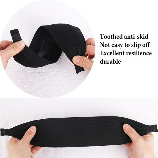 Эластичный обруч для волос, расширенный дизайн, легкая повязка на голову, противоскользящие зубцы, корейский стиль, гибкая повязка для волос, аксессуар для волос