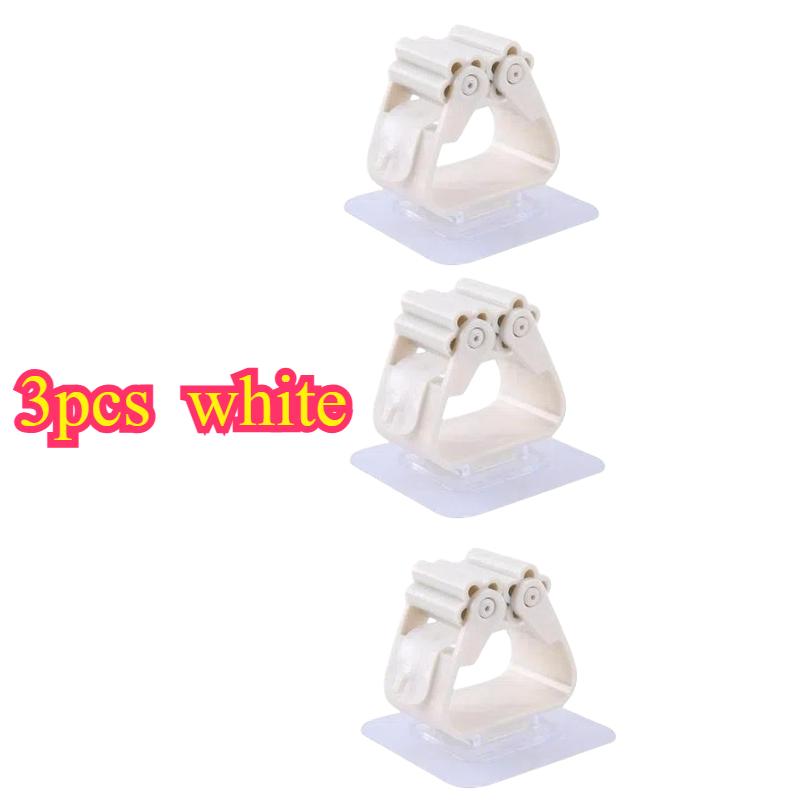 1/3 шт. стойка для хранения швабры, всасывающая труба для ванной комнаты, бесследный зажим для швабры, вешалка для метлы, настенная водонепроницаемая стойка для швабры