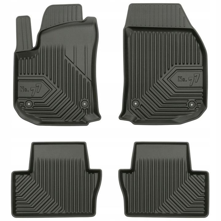 Set 77 Floor Mats And Mat Opel Zafira B 2005-2014 7 Seats With